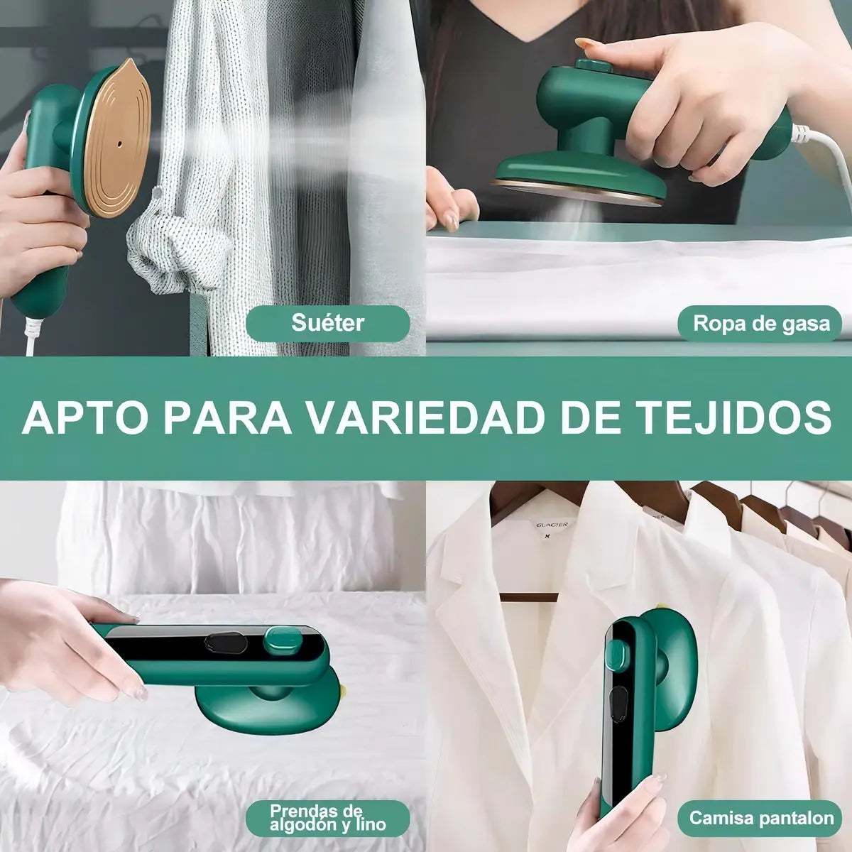 Plancha Vapor Ropa Mini Viajera Portátil
