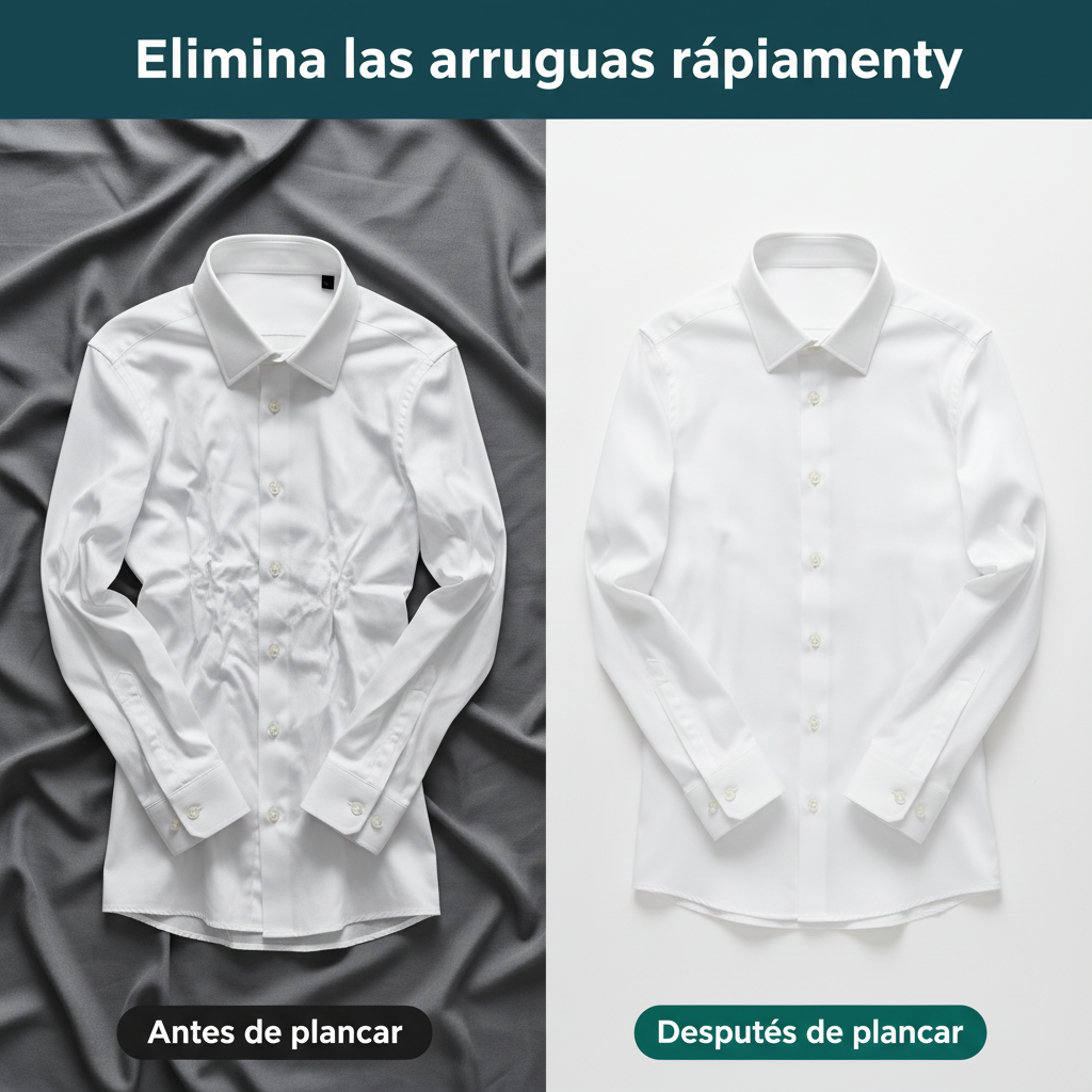 Antes y después - plancha