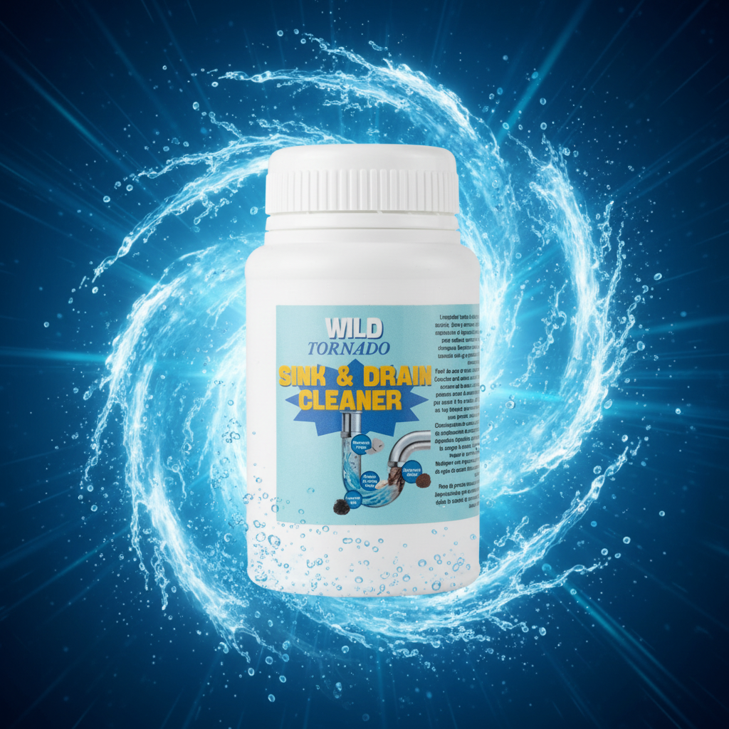 Wild Tornado Sink & Drain Cleaner - Acción poderosa